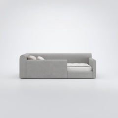 Modern Child Bed 'Chiaro' in Italian Fabric by Palo Nero