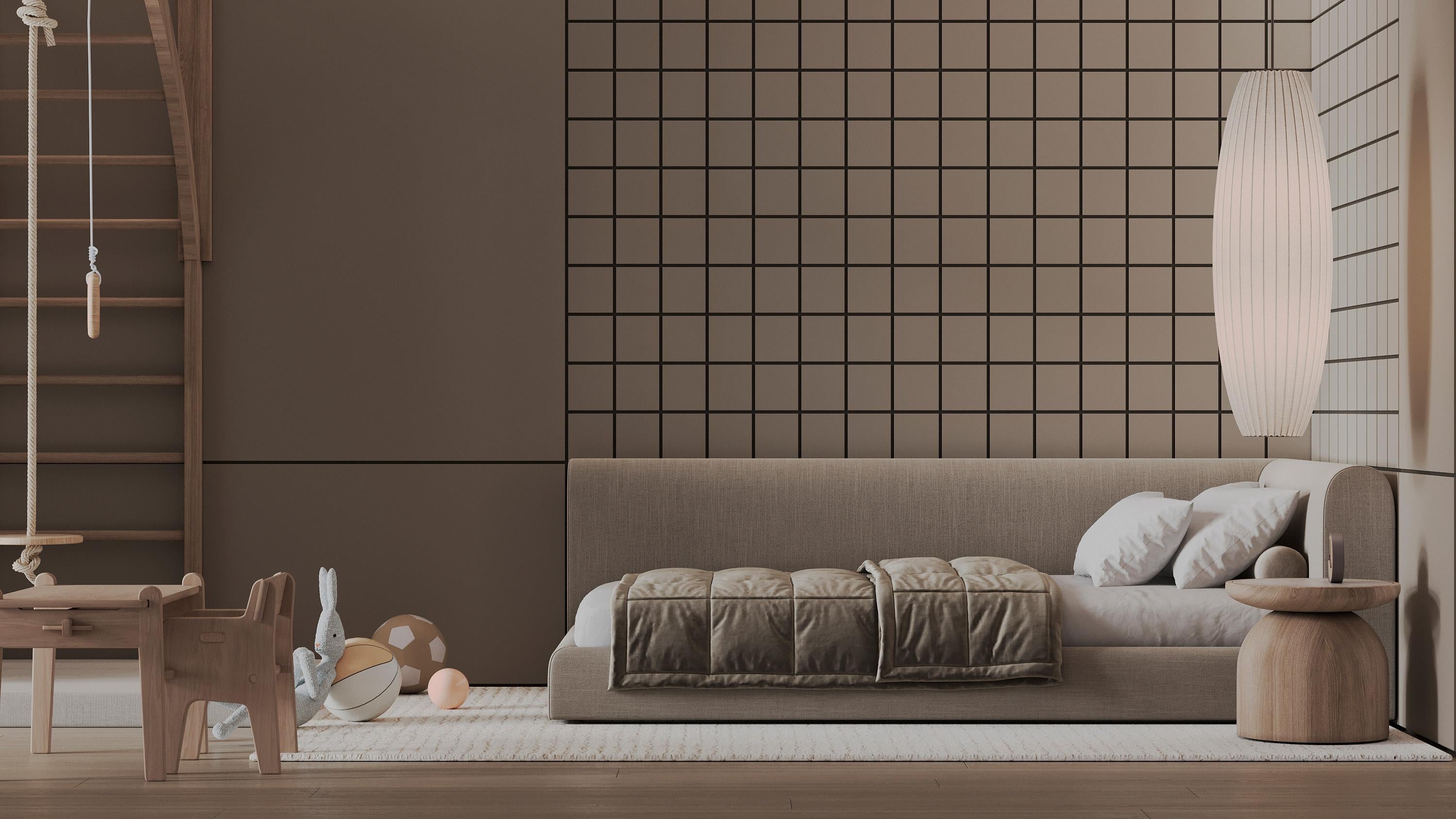 Cama infantil moderna 