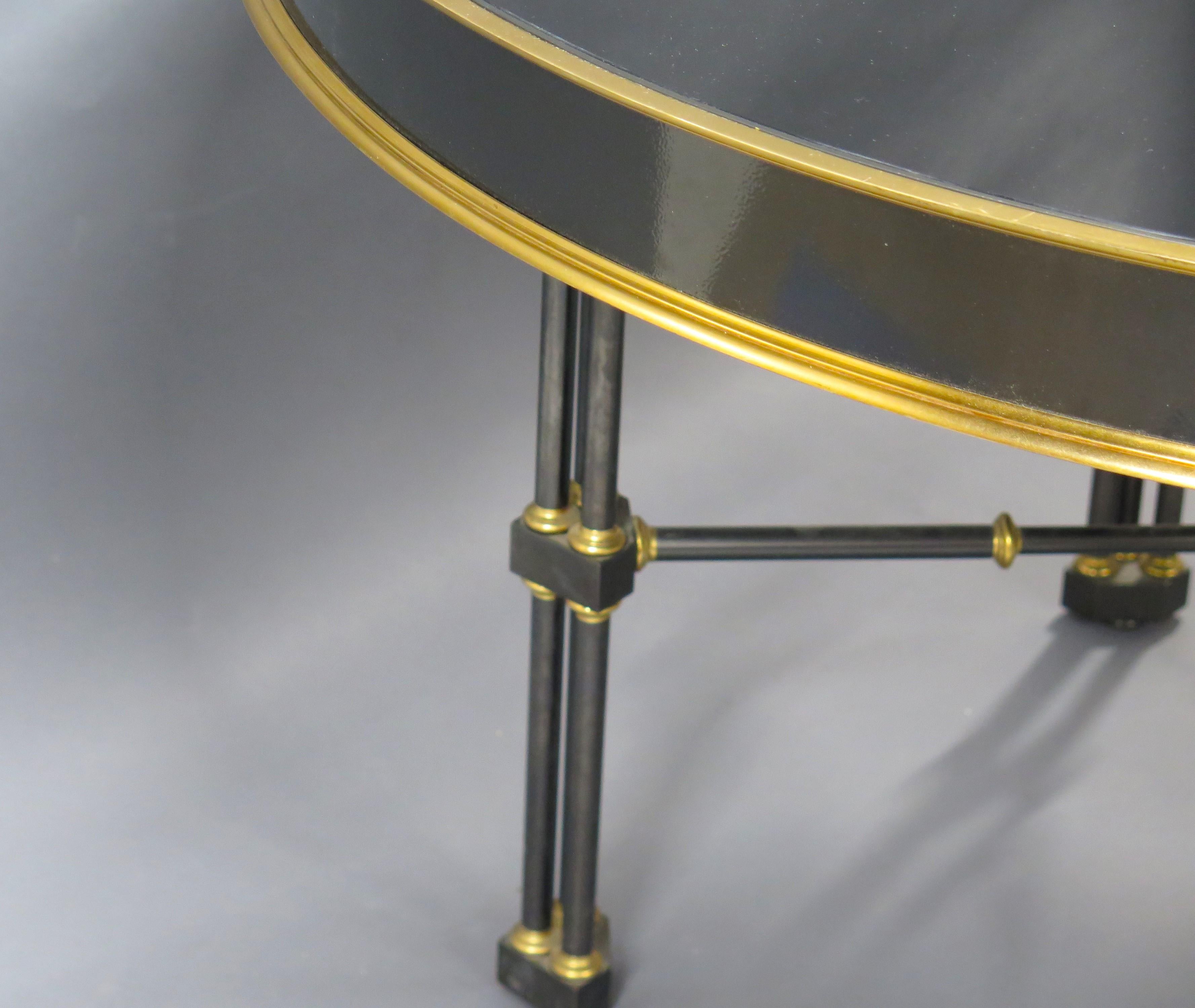 Brass Modern Chinese Chippendale-Style Dining / Center Table  For Sale