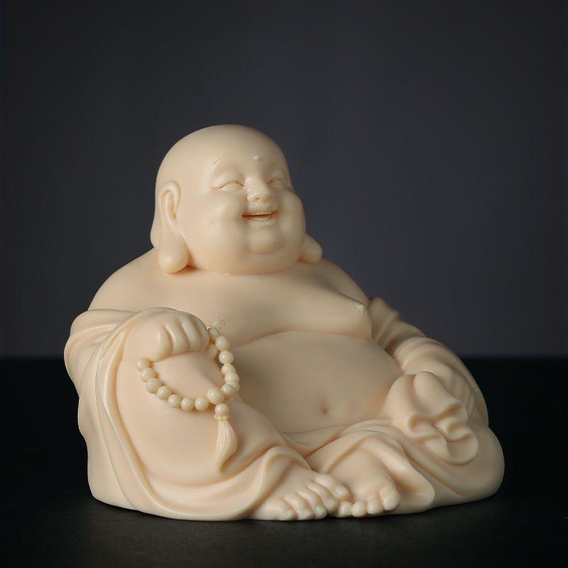 Modern Chinese Porcelain Sitting Maitreya Buddha In New Condition For Sale In 景德镇市, CN