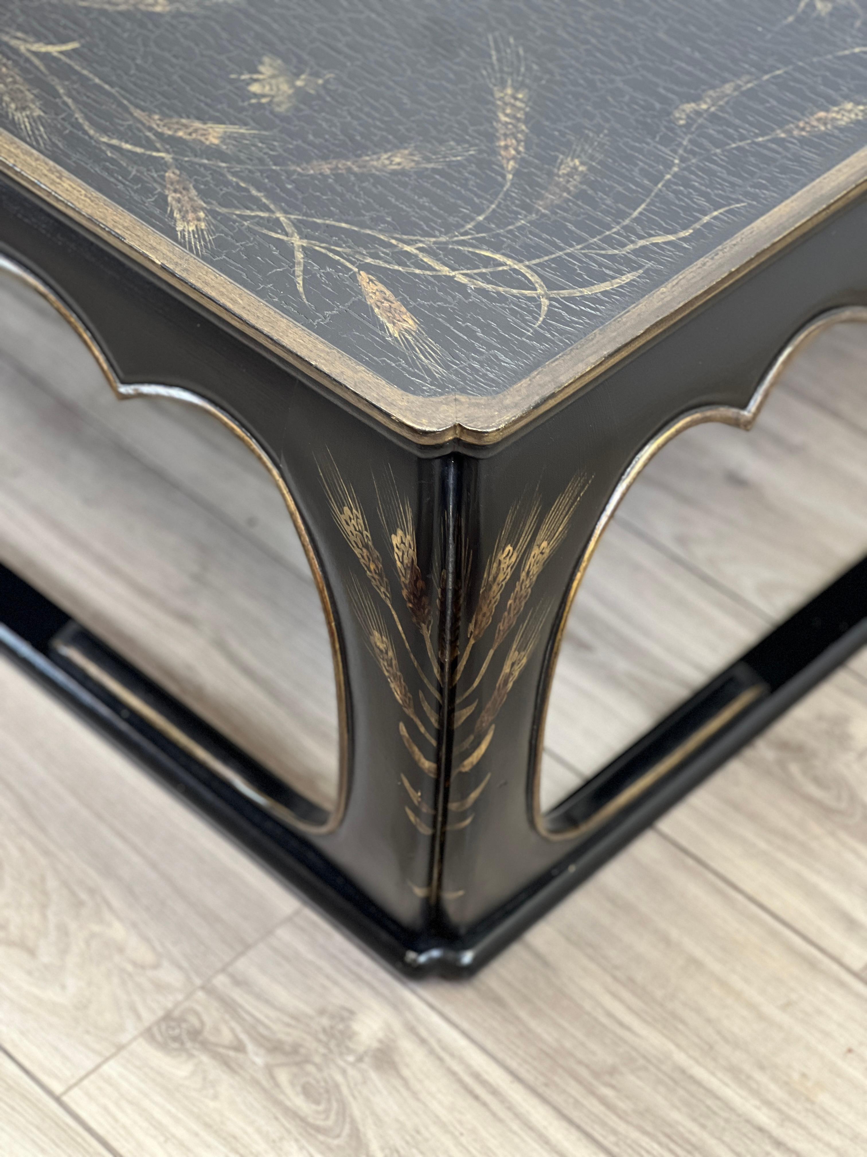 Contemporary Modern Chinoiserie Cocktail Table