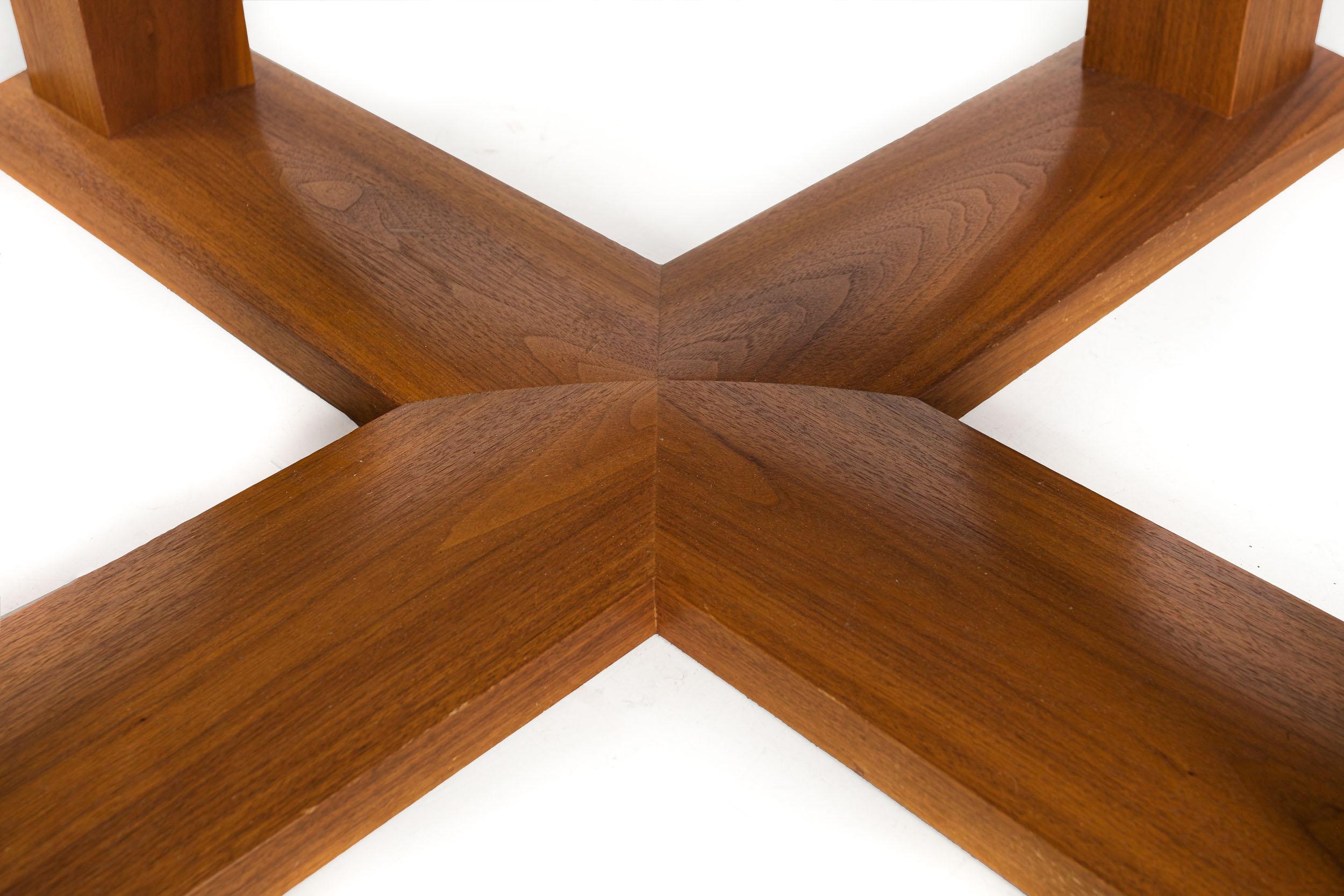 Modern Christian Liaigre for Holly Hunt Walnut Circular Round Dining Table 5