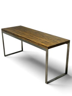 Modern Christian Liaigre Style Macassar Ebony Desk