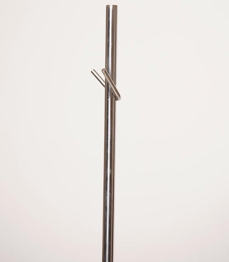 Modern Chrome Double Socket Floor Lamp at 1stDibs