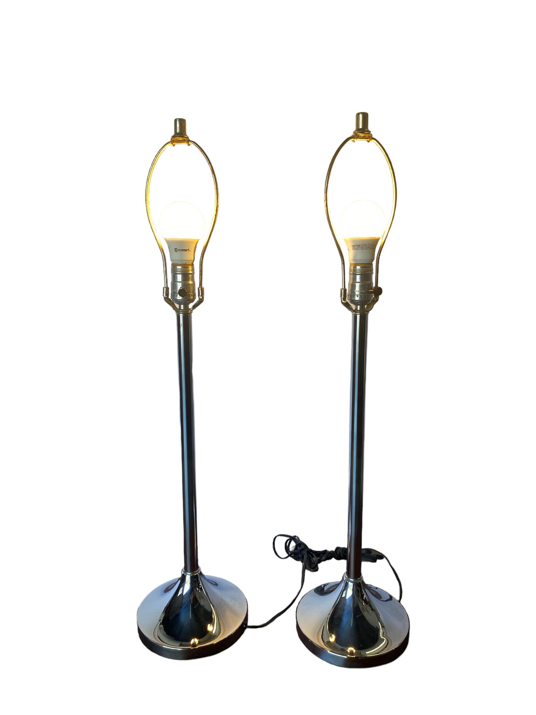 Modern Chrome Table Lamps 4