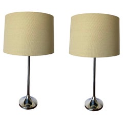 Modern Chrome Table Lamps
