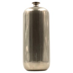 Vintage Modern Chromed Vase, Italy, circa 1980