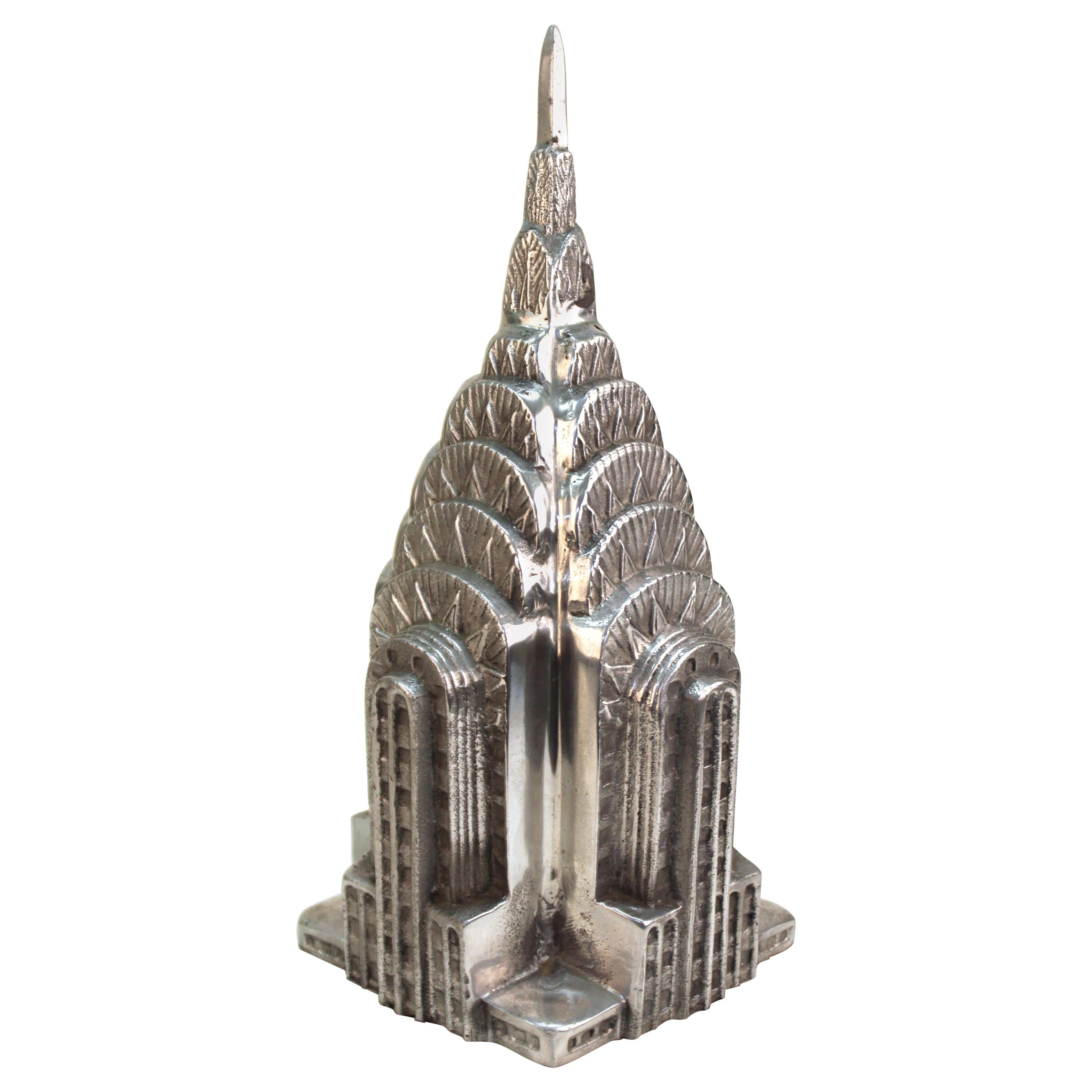 Modern Chrysler Building Aluminum Architectural Scale Model