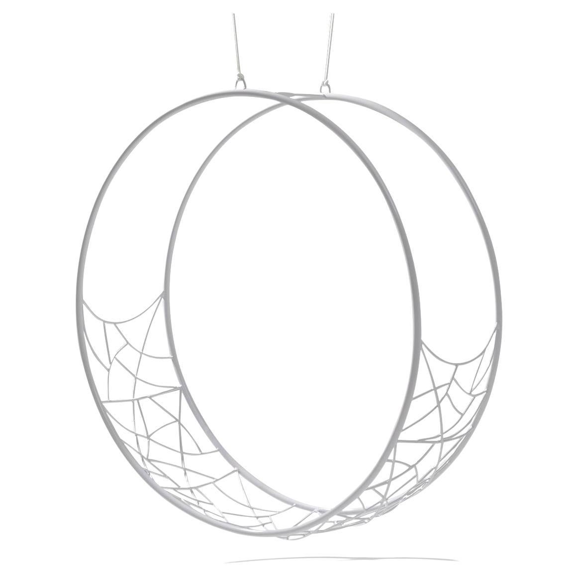 Modern Circular Hanging Chair in Pieces for Economic Shipping For Sale