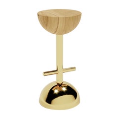 Modern Classic Atomic Wood Stool by Masquespacio Modern Classic Atomic Wood Stool by Masquespacio