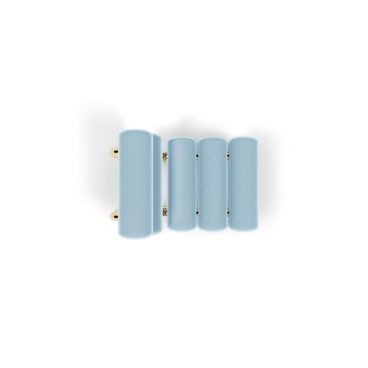 Polished Modern Classic Baby Blue Matter by Masquespacio For Sale