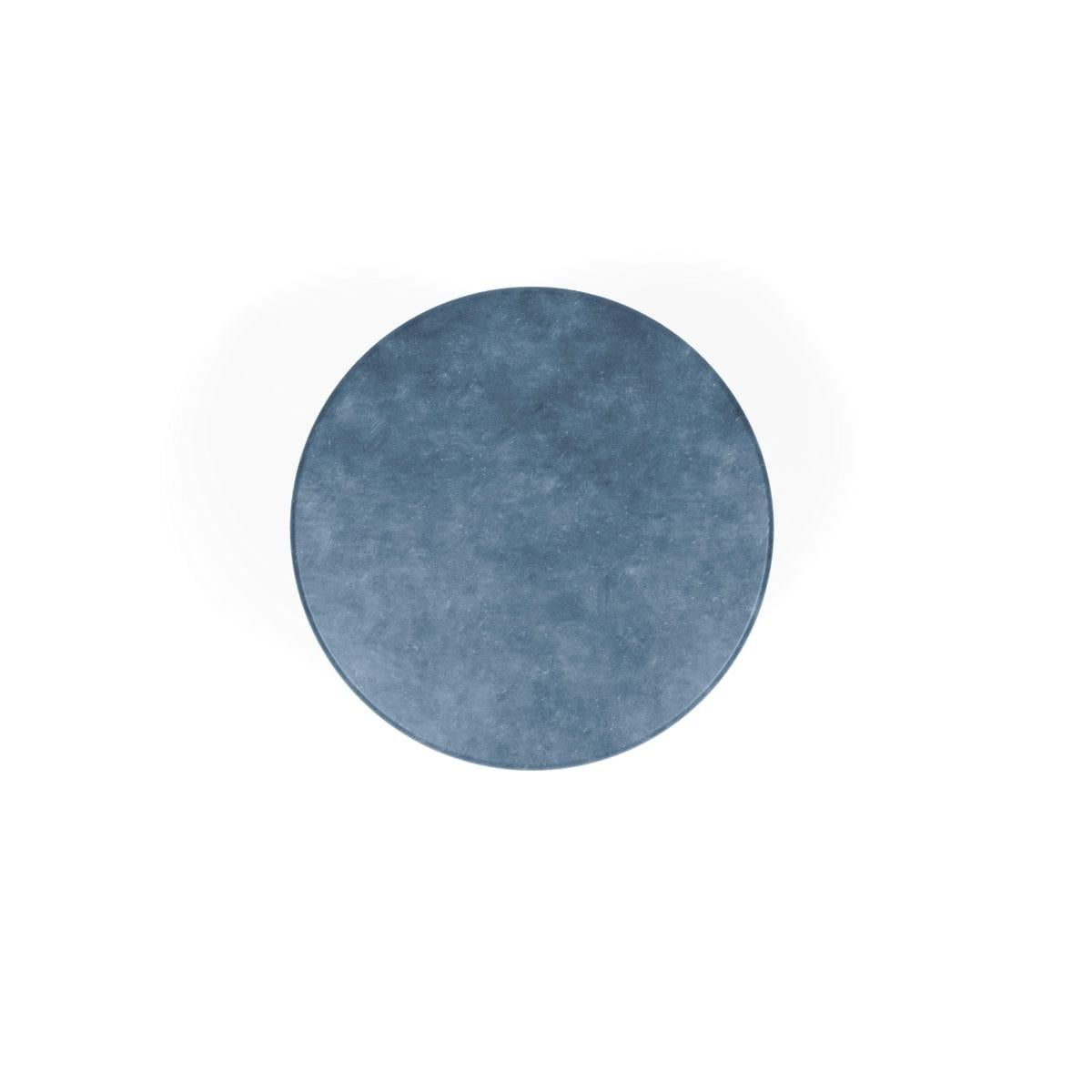 Portuguese Modern Classic Blue Ceramic Atomic Table Stone by Masquespacio For Sale