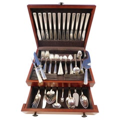 Modern Classic by Lunt Sterling Silber Besteck Set für 12 Service 114 Pc Abendessen