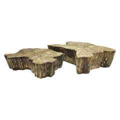 Modern Classic Eden Center Table Small in Patina by Boca do Lobo