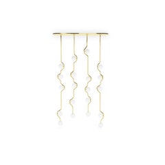 Modern Classic Gold Branch Lamps Hanging by Masquespacio