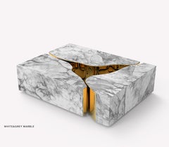 Modern Classic Marble Lapiaz Center Table by Boca do Lobo