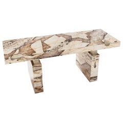 Modern Classic  Marble Perito Desk by Covet House