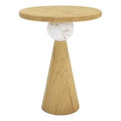 Modern Classic Natural Oak Atomic Table Wood by Masquespacio