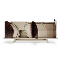 Modern Classic Patagonia Marble Gallegos Sidebard by Covet Collection