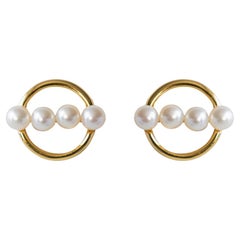 Clous d'oreilles perles Classic en argent sterling