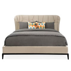 Modern Classic Upholstered King Bed