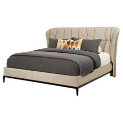 Modern Classic Upholstered King Bed