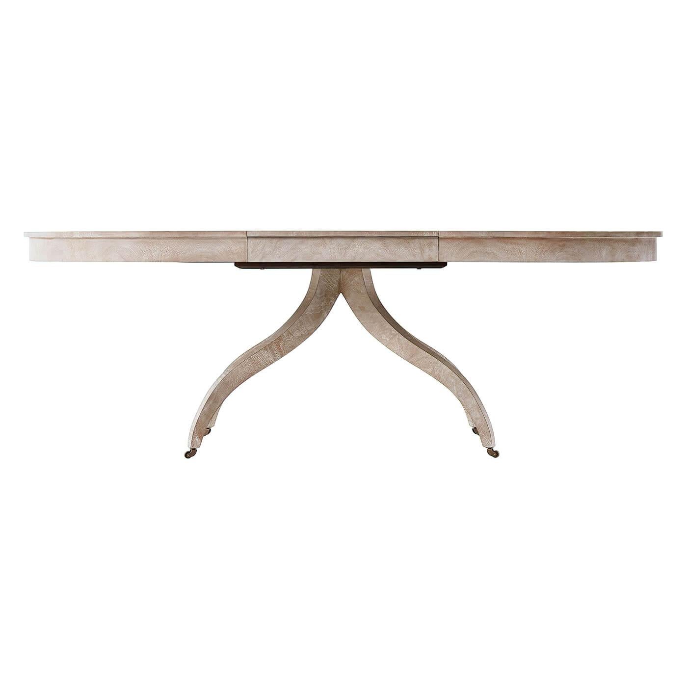 Classical Greek Modern Classical Extension Dining Table For Sale