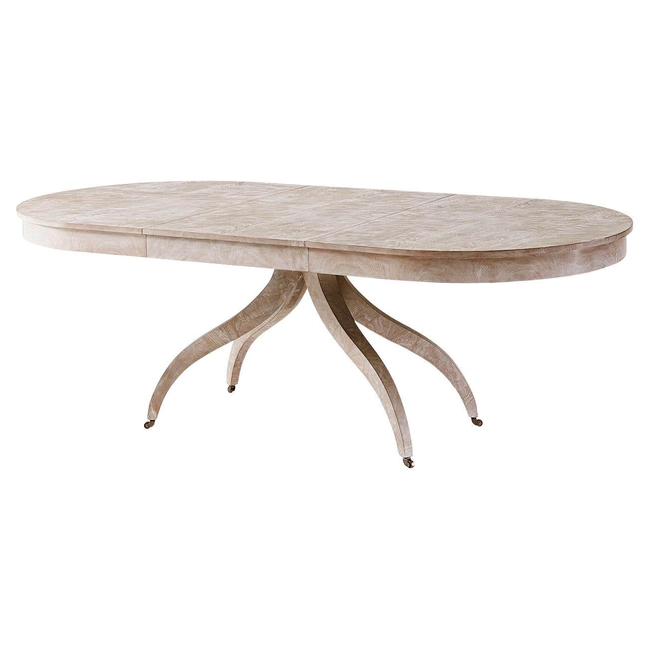 Modern Classical Extension Dining Table For Sale