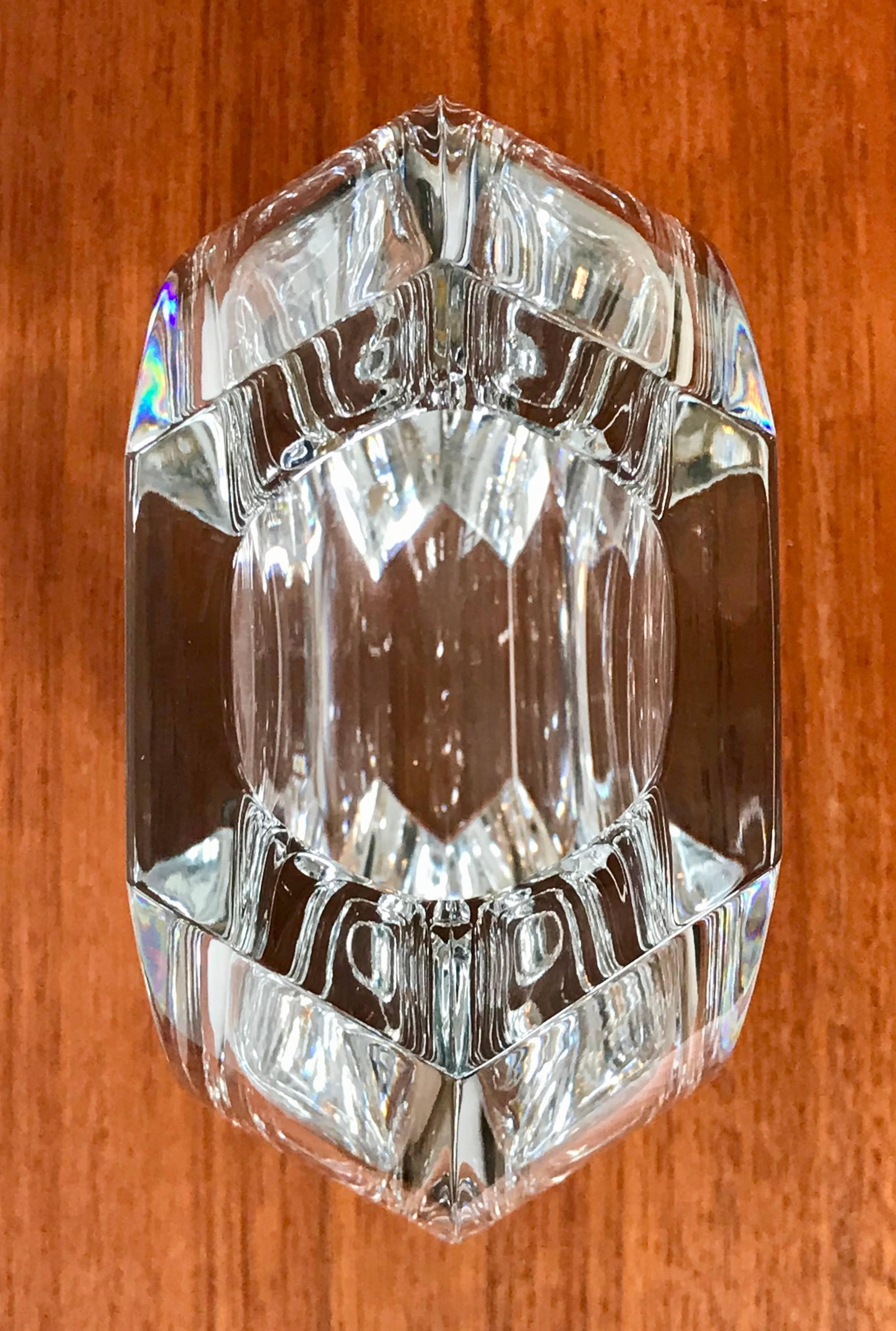 clear crystal vases