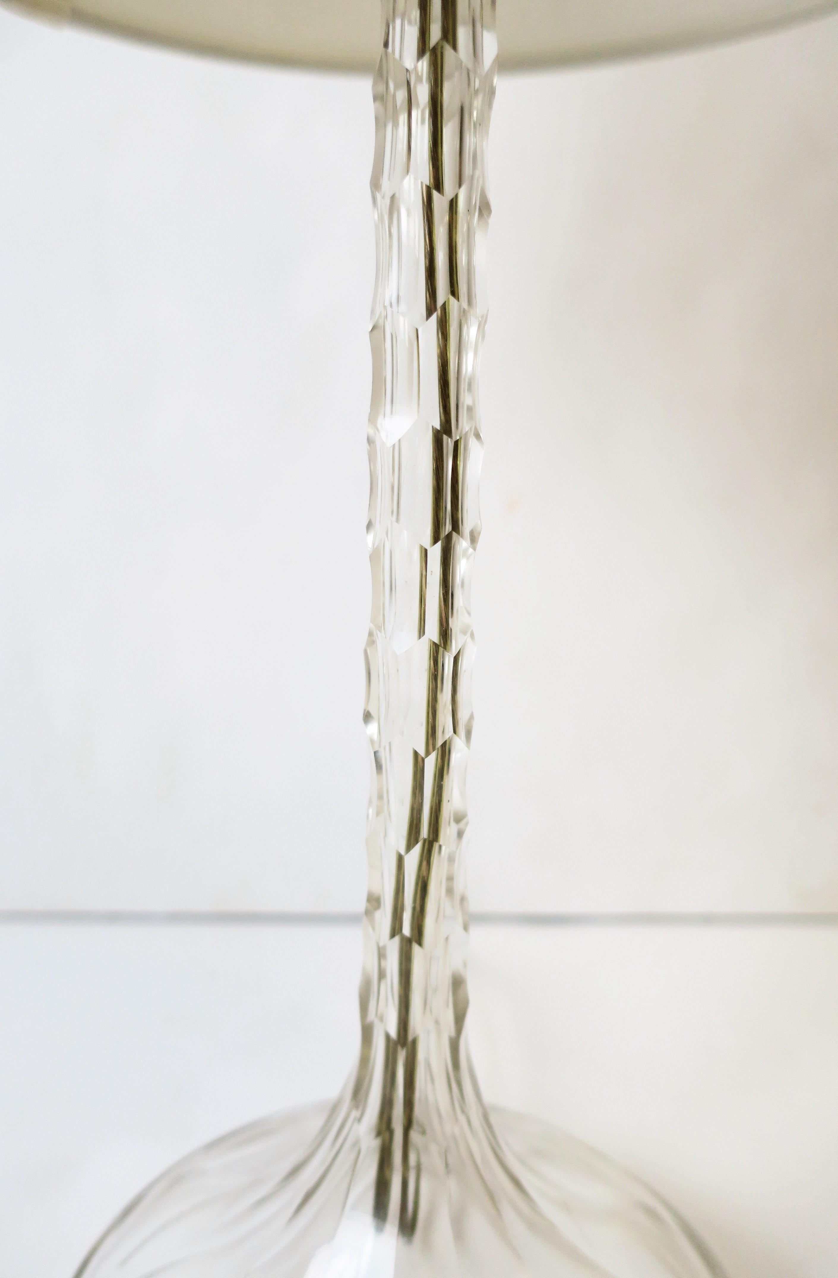Crystal Table Lamp For Sale 4