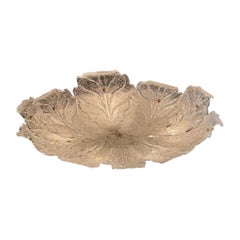 Modern Clear "Granola" Glass Flush Mount Chandelier