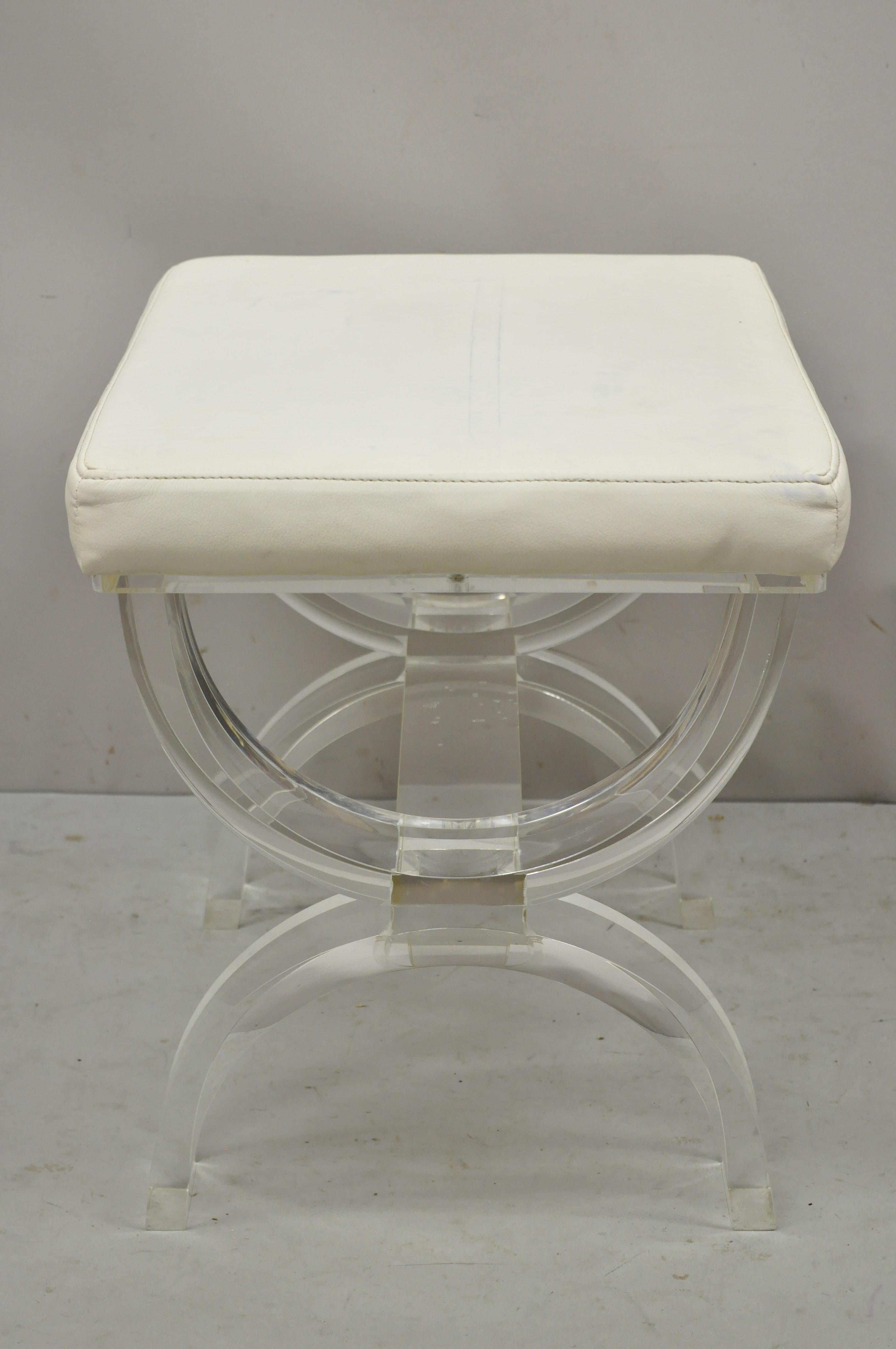 acrylic foot stool