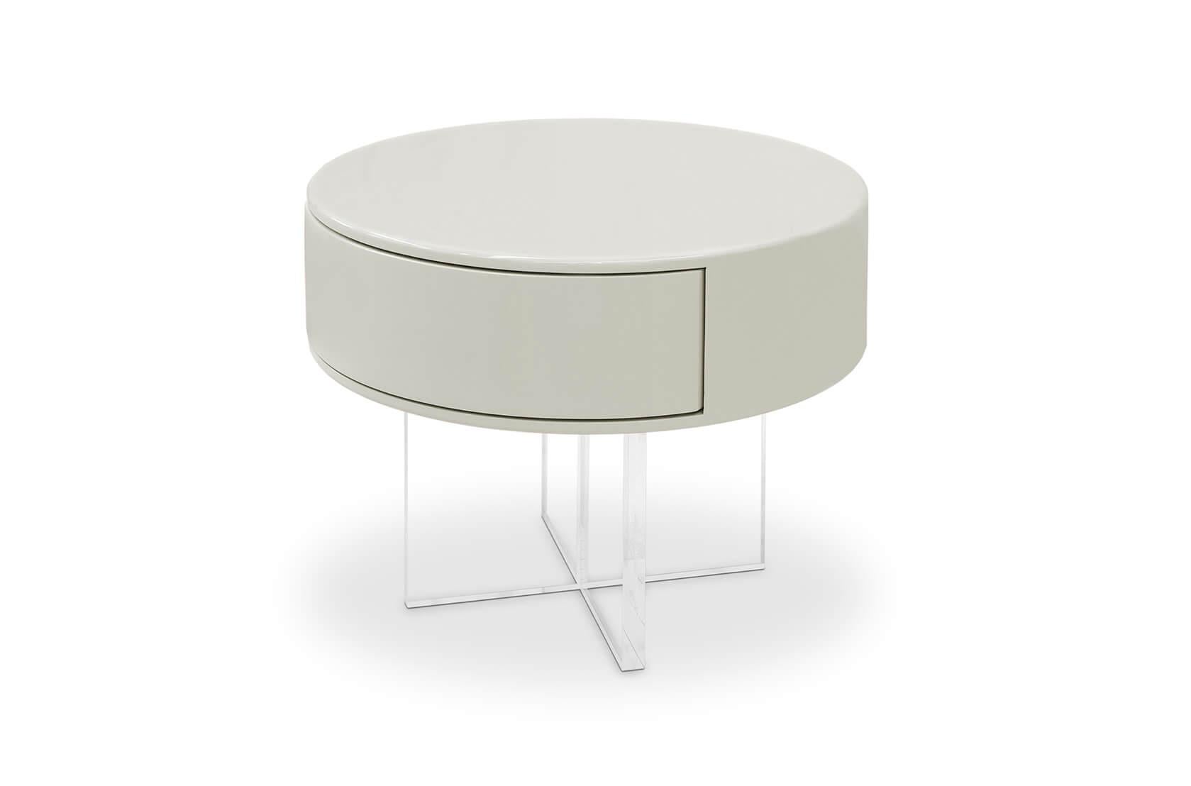 Modern Cloud Nightstand with Glossy Lacquer by Circu Magical Furniture For Sale 4