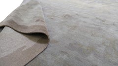 Modern Clouds Tonal Grey Wool Rug 15'x20'