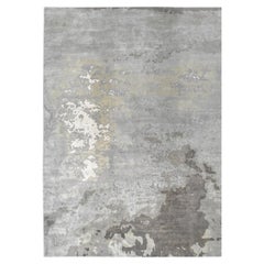 Modern Clouds Tonal Grey Wool Rug 15'x20'
