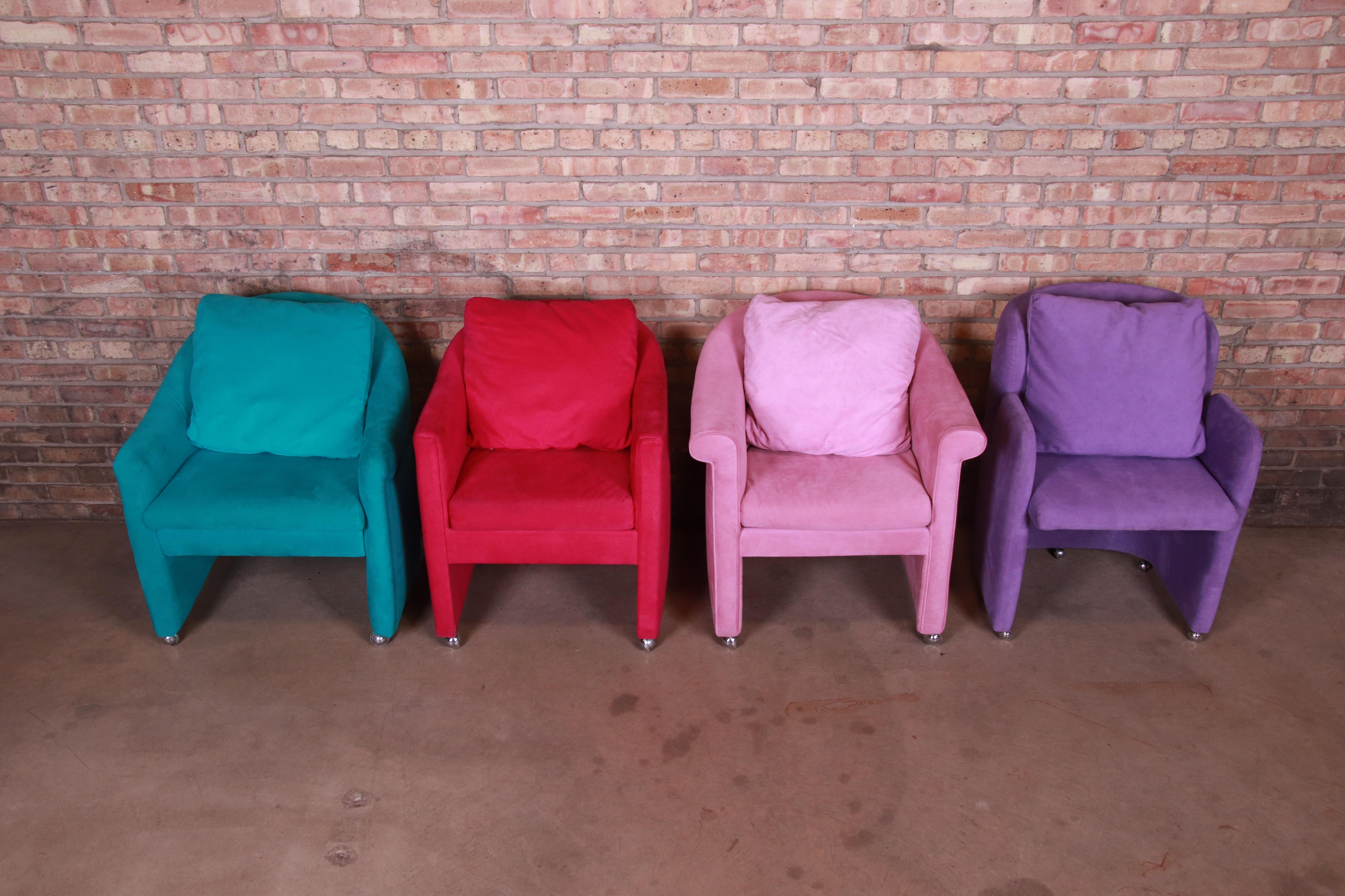 Modern Club Chairs by Preview, Set of Four 1