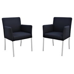 Sillones modernos Coalesse y Steelcase Black Switch Design Eoos Alemania, un par