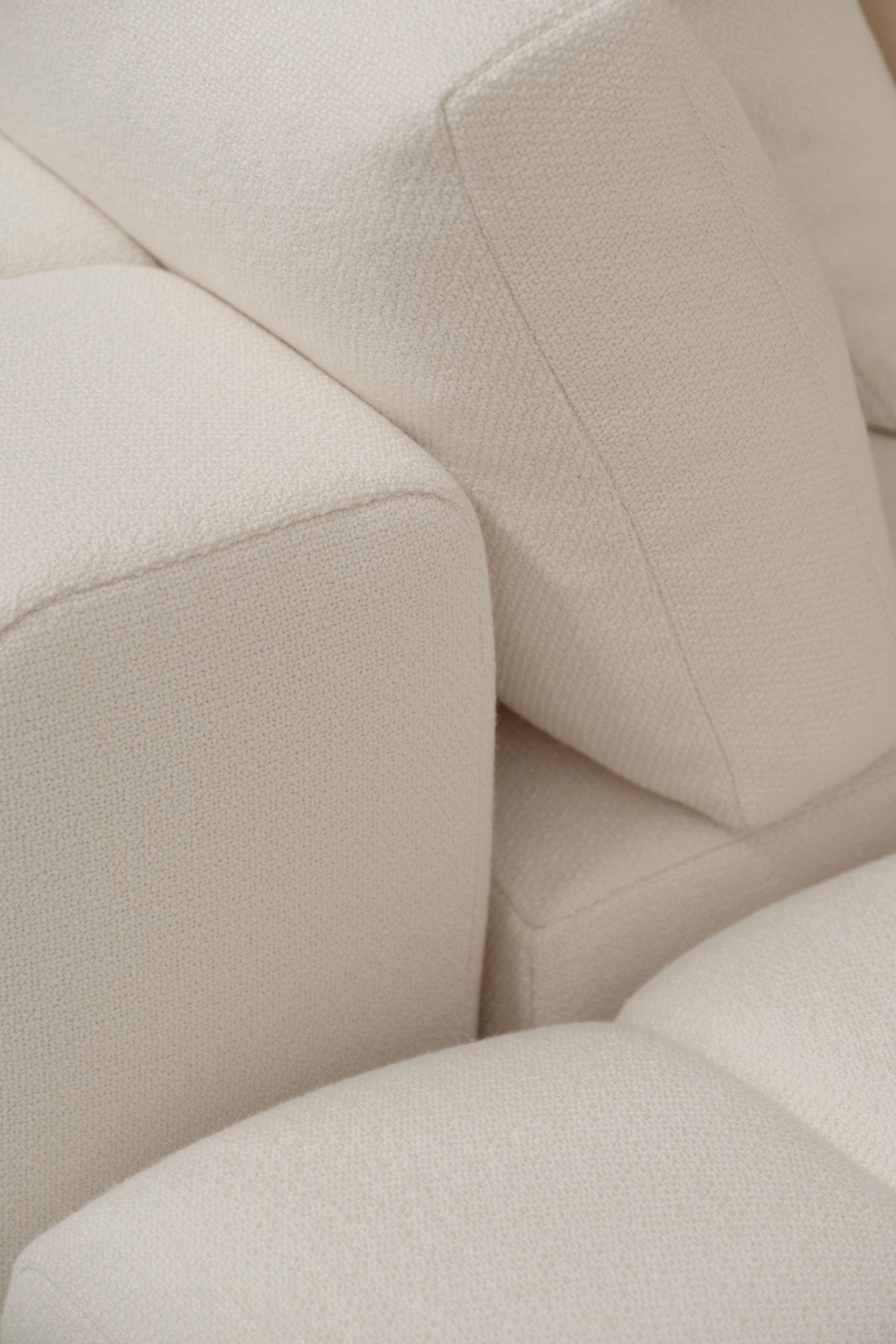 Modern Coast Mudular Sofa, Linen, Handmade in Portugal by Greenapple For Sale 9