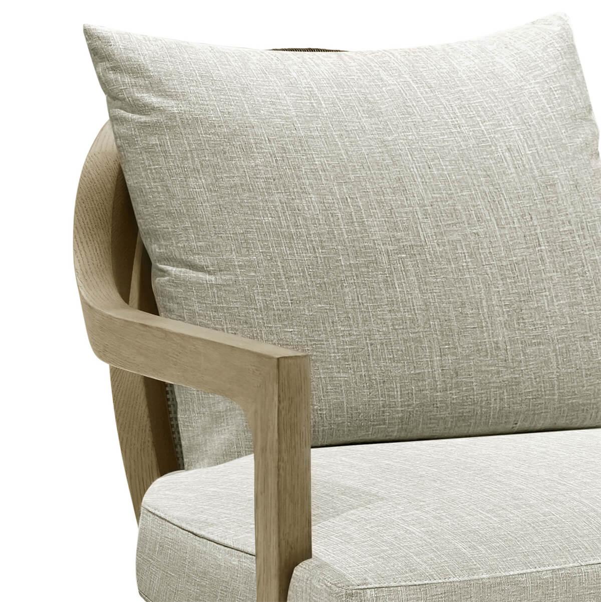 Vietnamese Modern Coastal Armchair For Sale