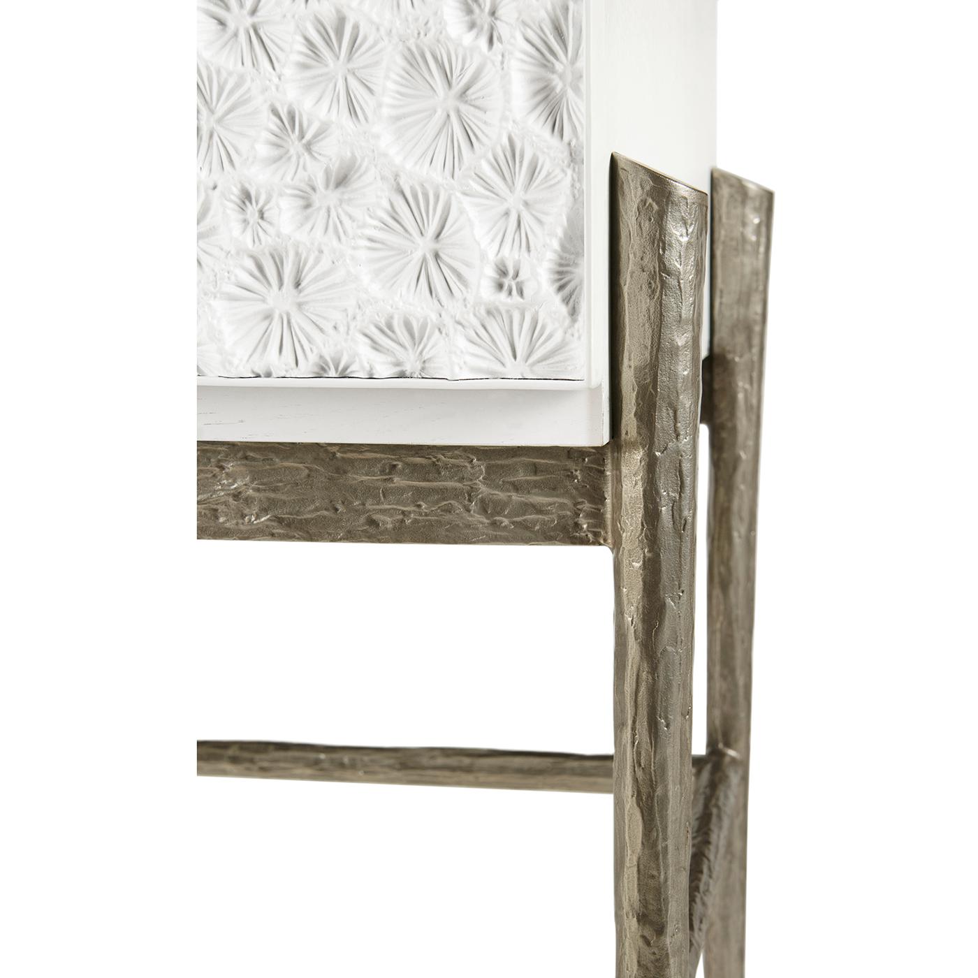 Modern Coastal Bar Cabinet For Sale 6