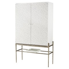 Modern Coastal Bar Cabinet