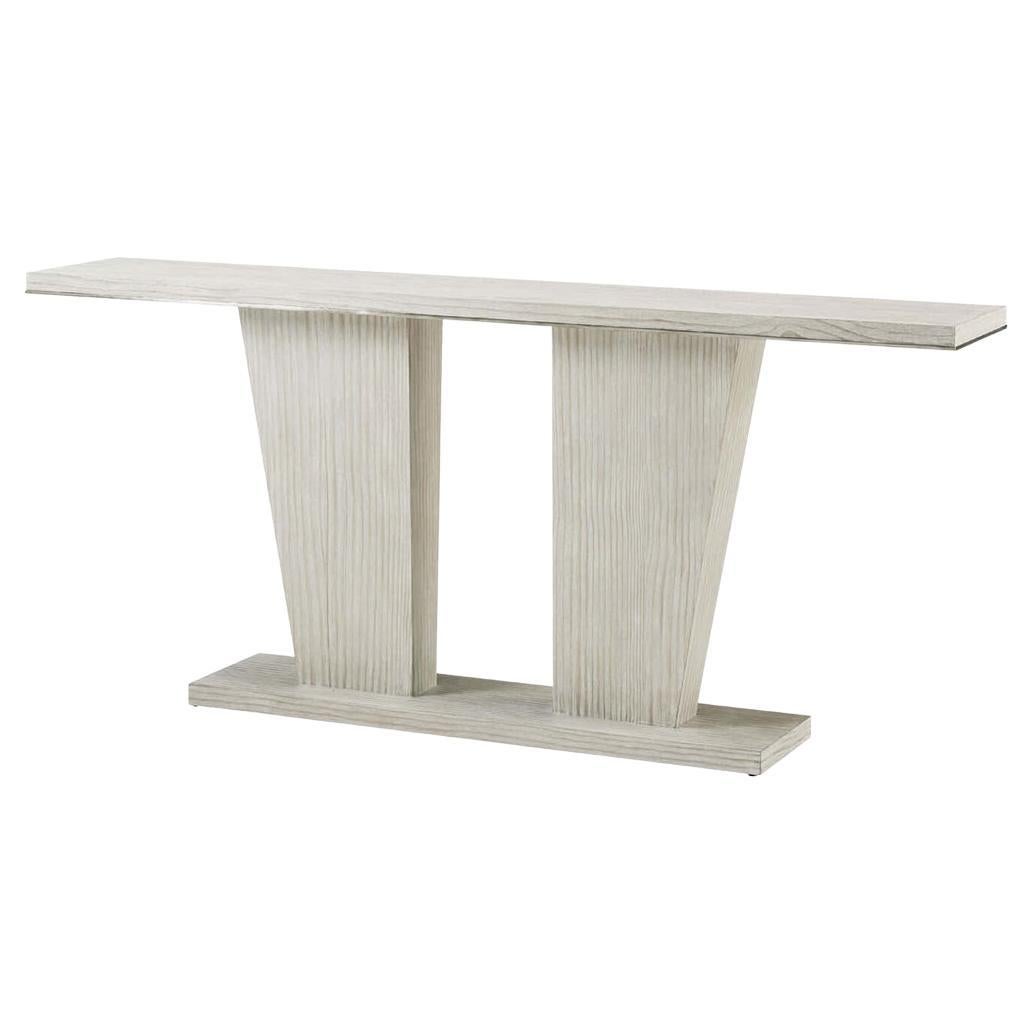 Modern Coastal Console Table For Sale