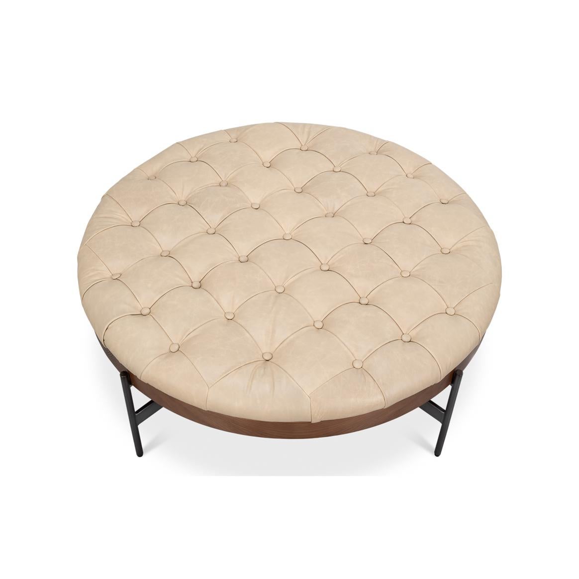 Mid-Century Modern Pouf de cocktail moderne en vente