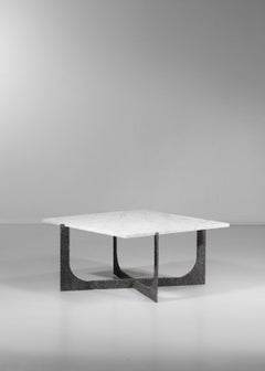 Modern coffee table by Donna in steel and marble - DO1