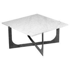 Modern coffee table by Donna in steel and marble - DO1