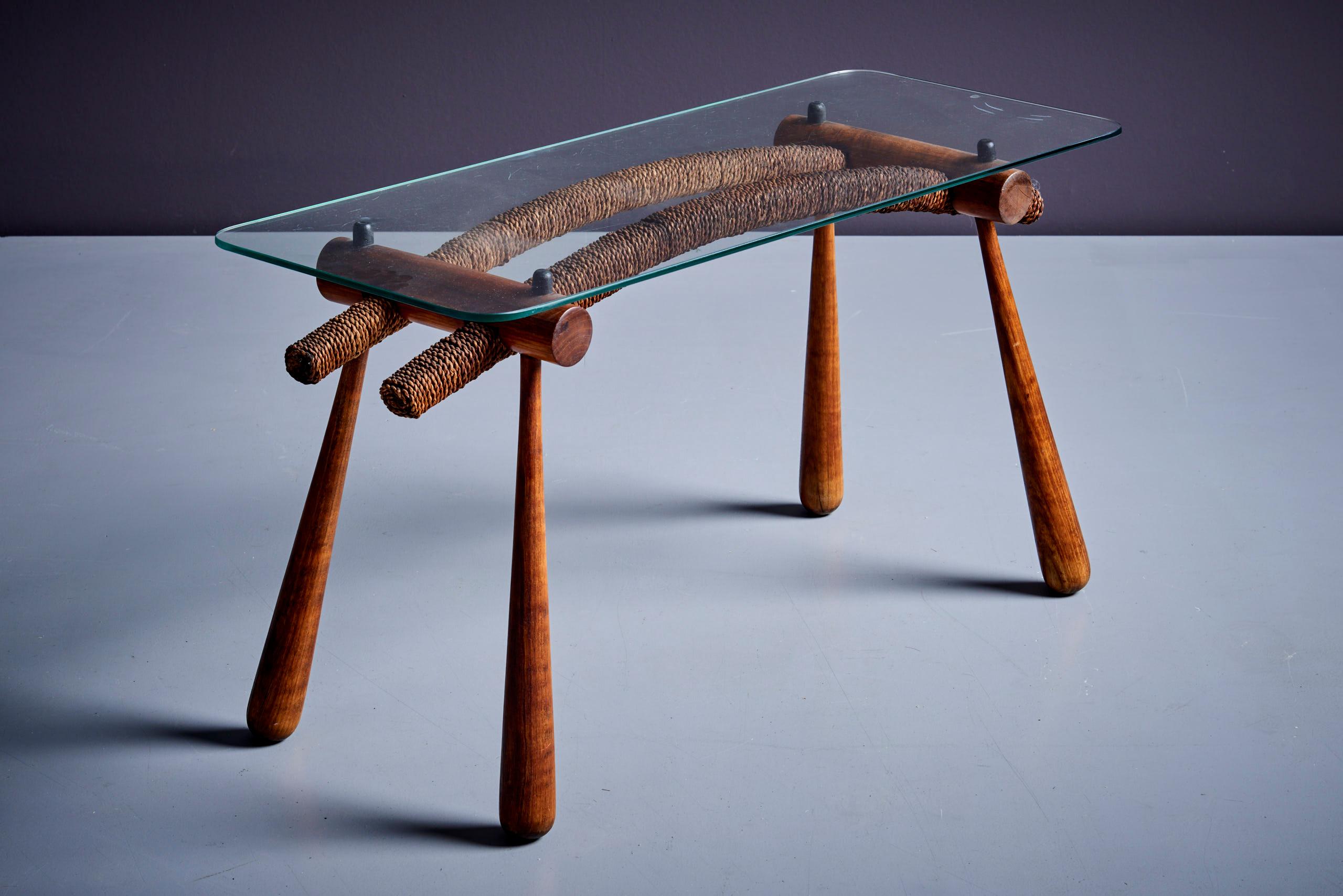 This coffee table is designed by the architect Max Kment and executed by 