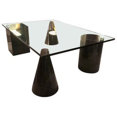 Modern Coffee Table in the Style of Angelo Mangiarotti, Italy, 1970