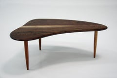 Modern Coffee Table in Walnut by Goebel