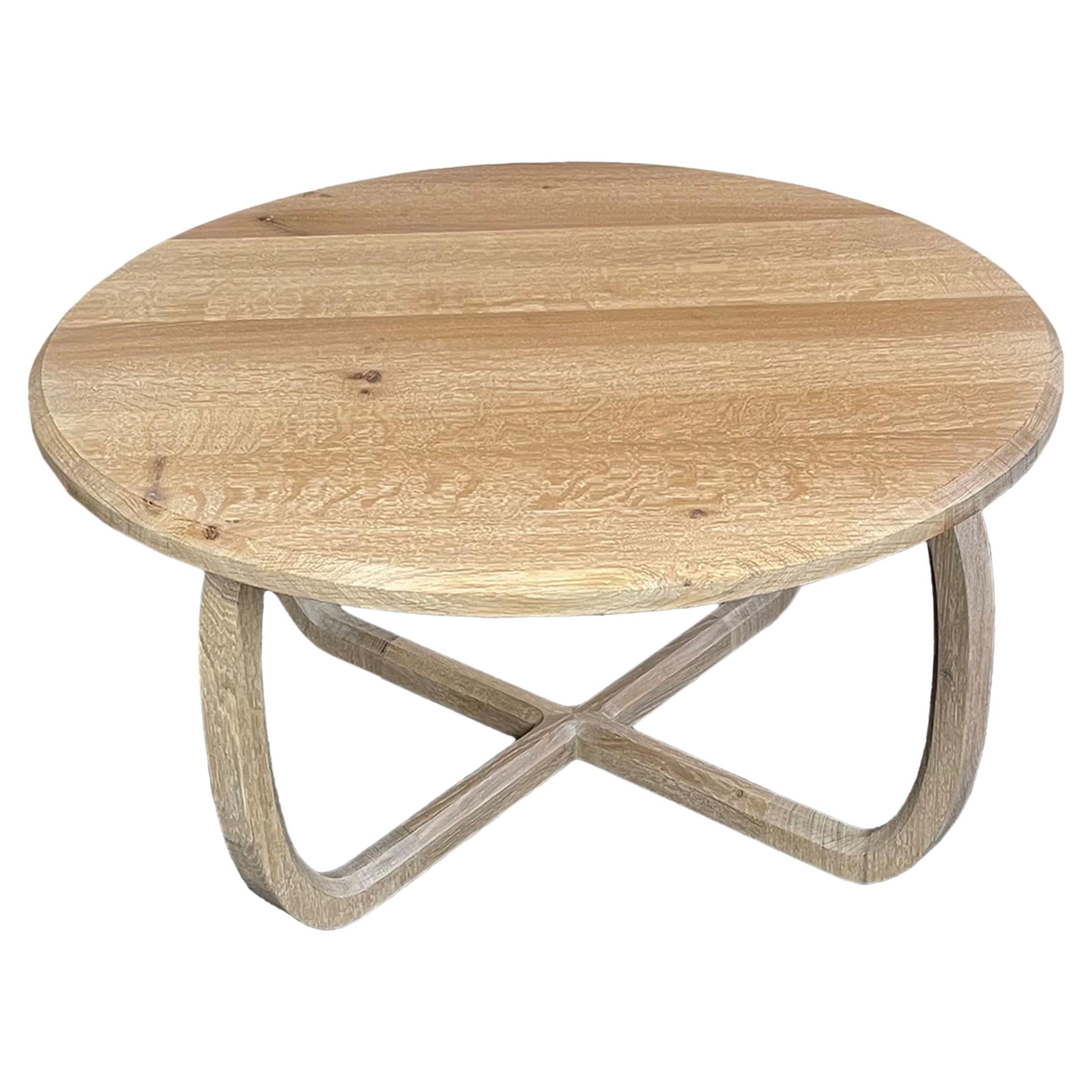 Table basse moderne en Oak Oak avec pieds délicats en vente