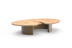 Table basse The Moderns, Oak Roots, Brass, Handmade in Portugal by Greenapple